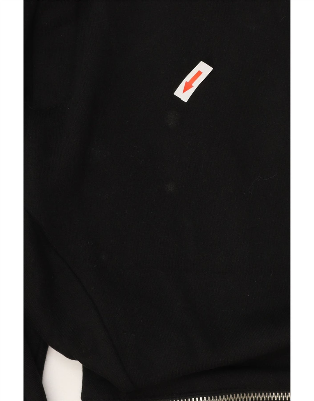 Zara Calça de treino masculina de algodão preto médio