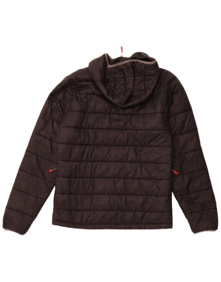 Jaqueta masculina acolchoada com capuz THE NORTH FACE UK 36 pequena nylon preta