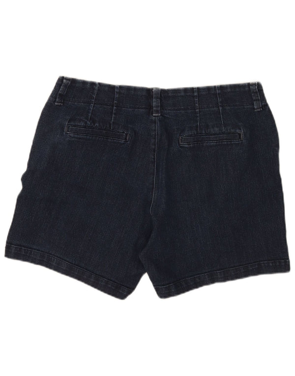 Shorts jeans feminino de cintura média LEE EUA 12 grande W34 algodão azul marinho