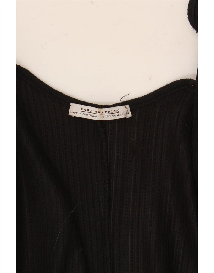 Zara Womens Oversized Poncho Cardigan Top Reino Unido 14 Médio Preto