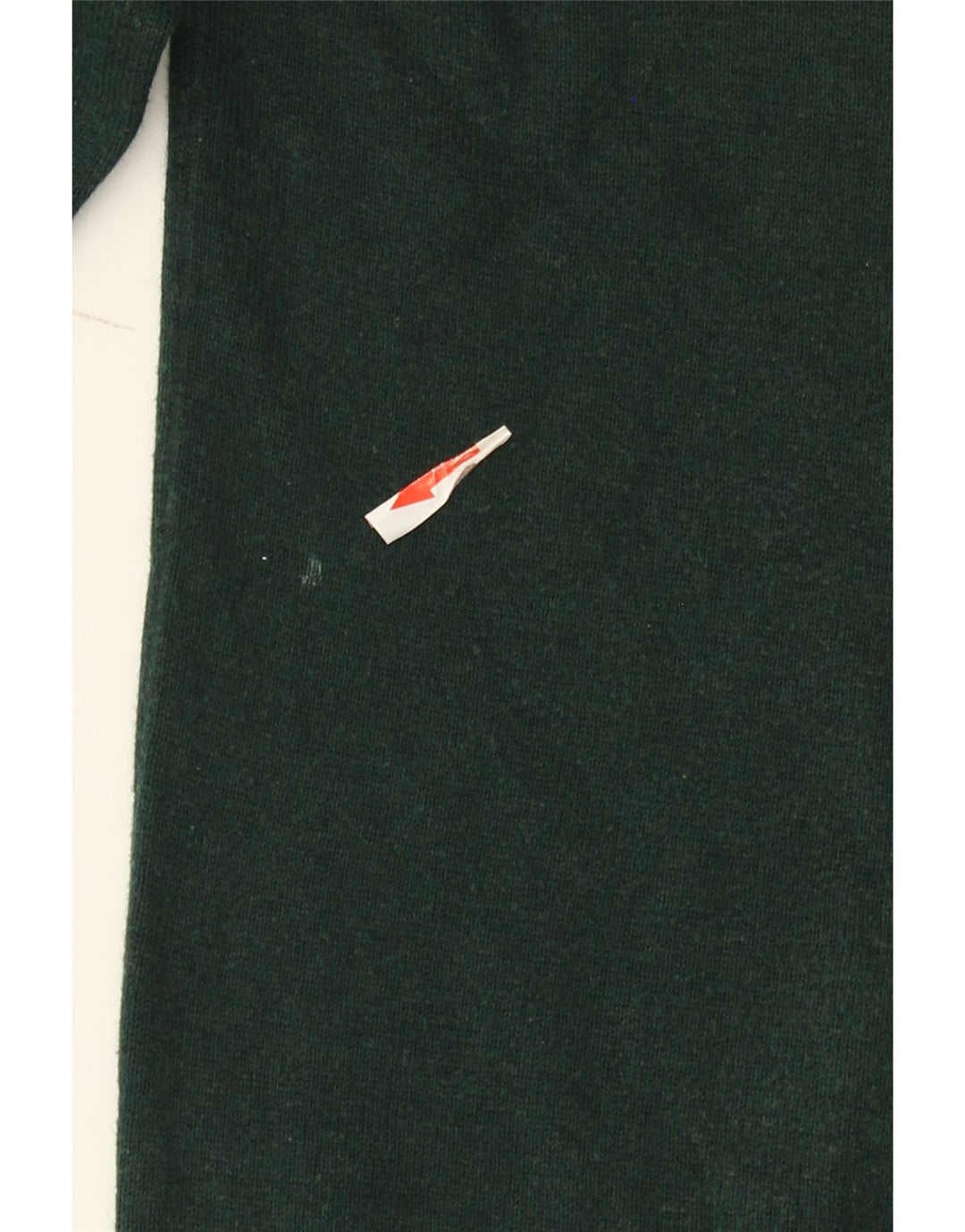 Suéter masculino Massimo Dutti com zíper e gola alta de algodão verde