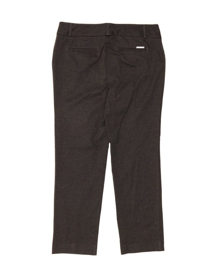 MICHAEL KORS Womens Straight Cropped Trousers US 8 Medium W32 L26 Grey Vintage Michael Kors and Second-Hand Michael Kors from Messina Hembry 