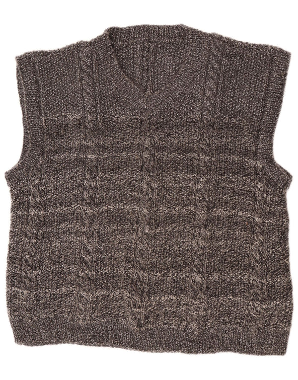 Regata masculina vintage XL listrada cinza