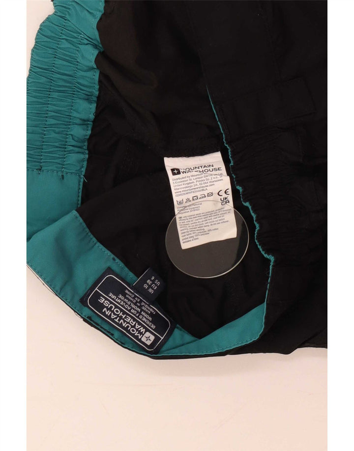 Shorts Chino BRITÂNICO 10 pequeno W26 preto das mulheres do armazém da montanha