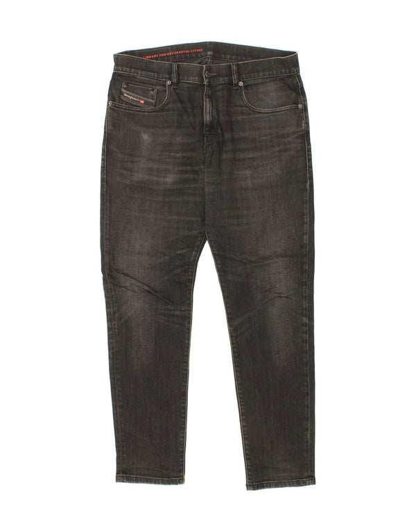 DIESEL Masculino Slim Jeans W32 L30 Algodão Cinza