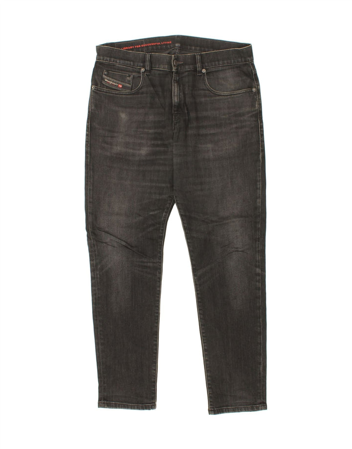 DIESEL Masculino Slim Jeans W32 L30 Algodão Cinza