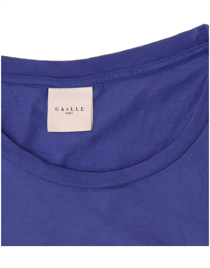 Gaelle Camiseta masculina gráfica top pequeno azul