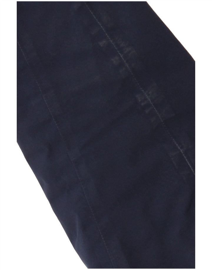 JACK WOLFSKIN Casaco corta-vento feminino grande com capuz Reino Unido 6 XS Azul marinho