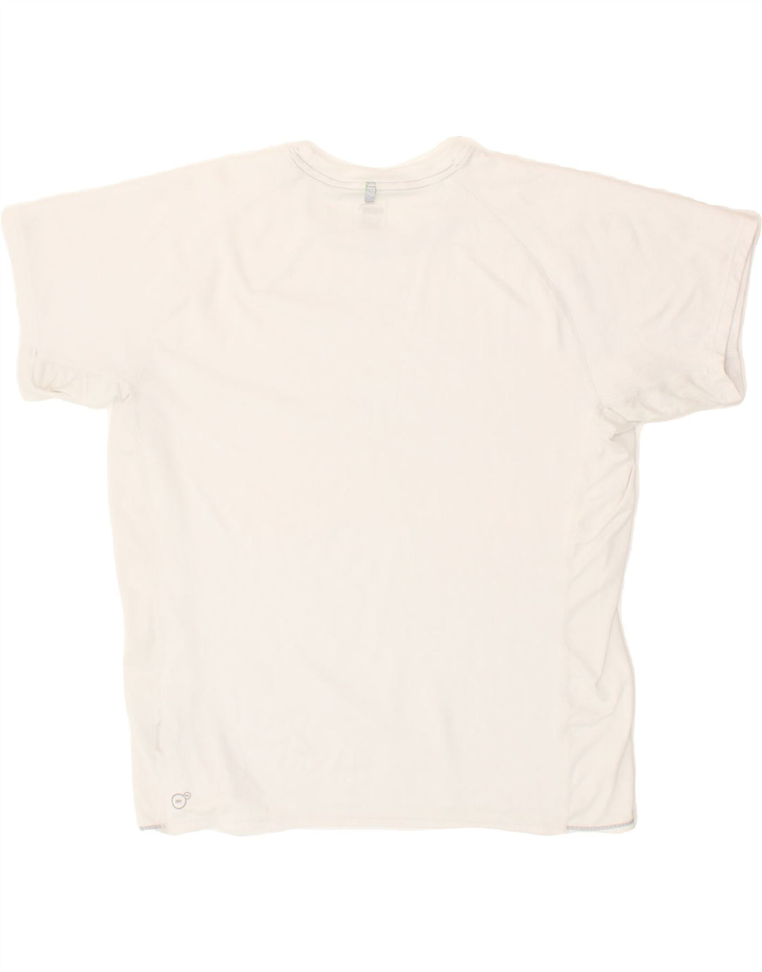 PUMA Mens T-Shirt Top XL White Polyester Vintage Puma and Second-Hand Puma from Messina Hembry 