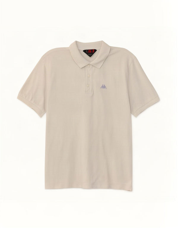 Camisa polo feminina Kappa UK 18 XL algodão branco