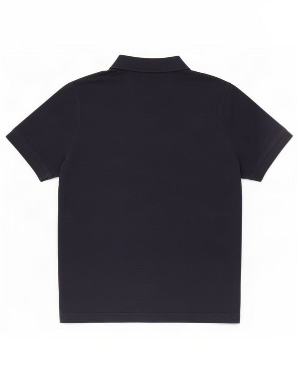 Camisa polo masculina Lacoste tamanho 6 XL azul marinho algodão