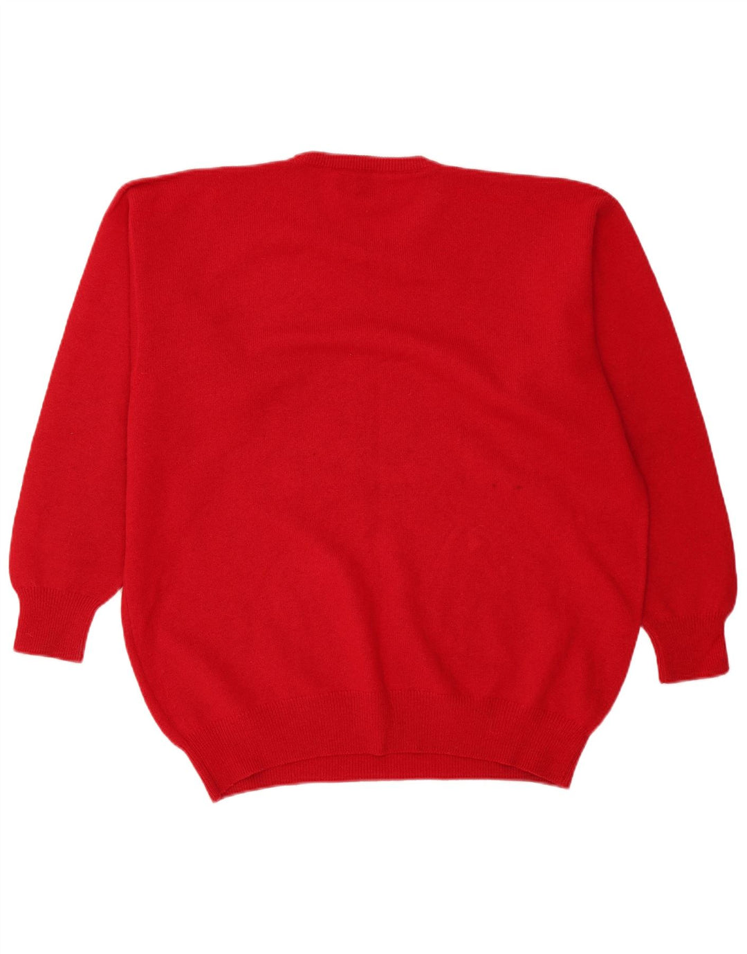 Suéter masculino Pringle com gola redonda e gola redonda XL vermelho lã nova
