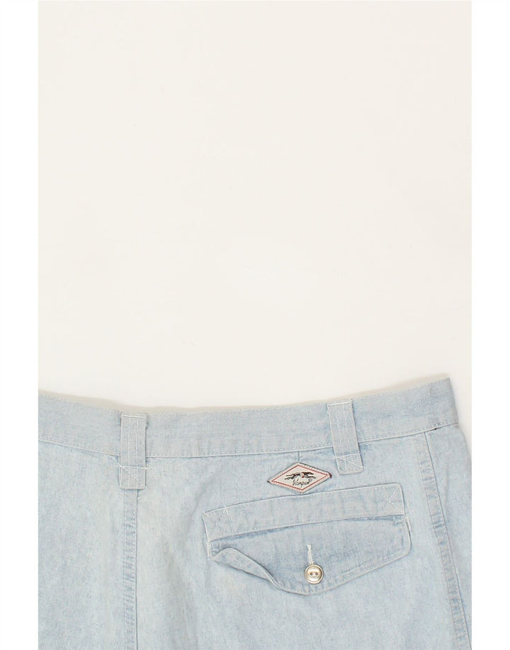 WAMPUM Mens Chino Shorts W36 Large Blue Cotton Vintage Wampum and Second-Hand Wampum from Messina Hembry 