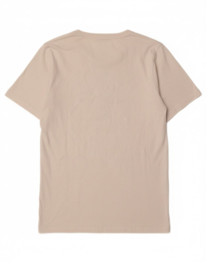 ADIDAS Mens T-Shirt Top Pequeno Algodão Branco