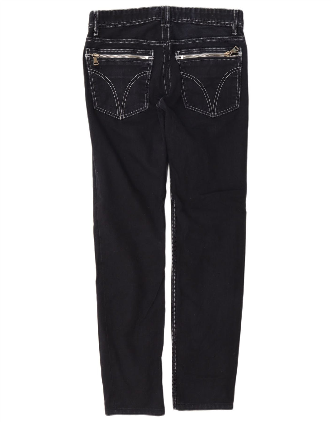 Dolce & Gabbana Jeans retos femininos W30 L32 algodão azul marinho