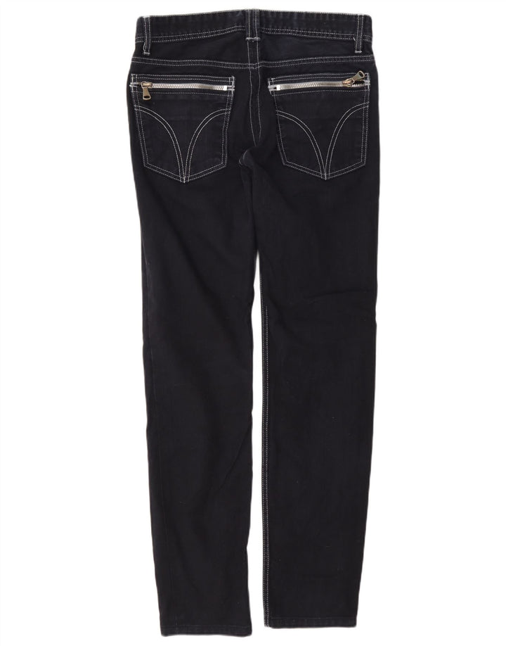 Dolce & Gabbana Jeans retos femininos W30 L32 algodão azul marinho