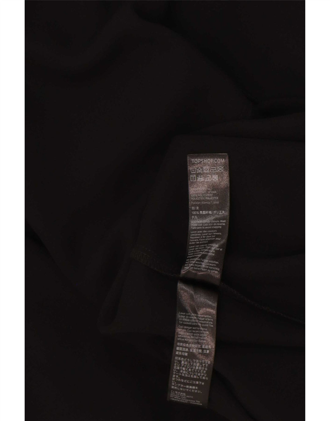 Jaqueta blazer aberta feminina Topshop Reino Unido 8 poliéster preto pequeno