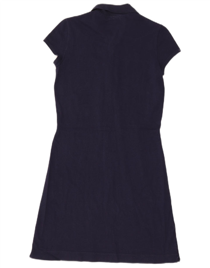 Vestido polo feminino Lacoste tamanho 40 médio azul marinho algodão