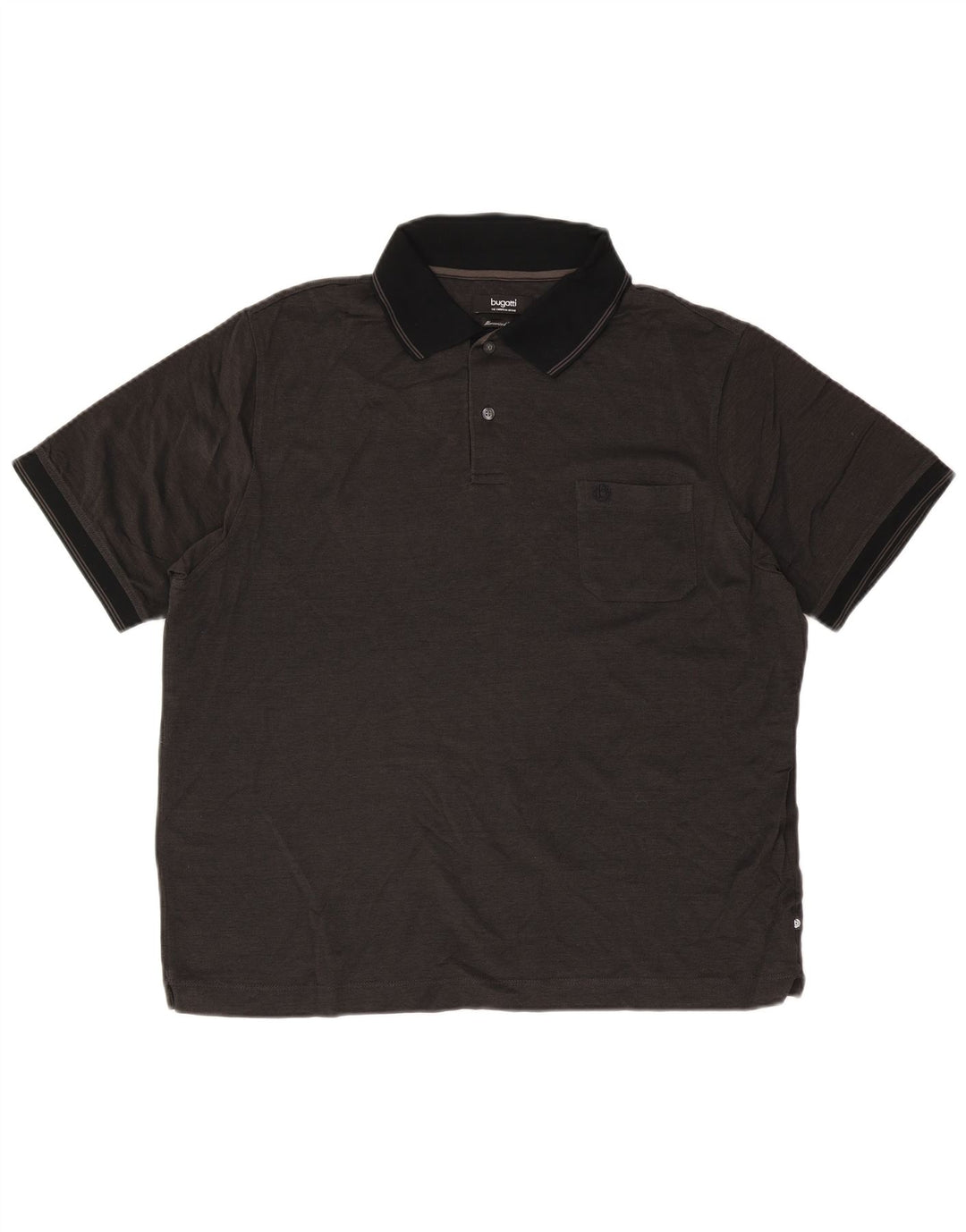 Camisa polo masculina Bugatti 2XL algodão preto
