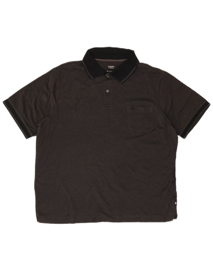 Camisa polo masculina Bugatti 2XL algodão preto