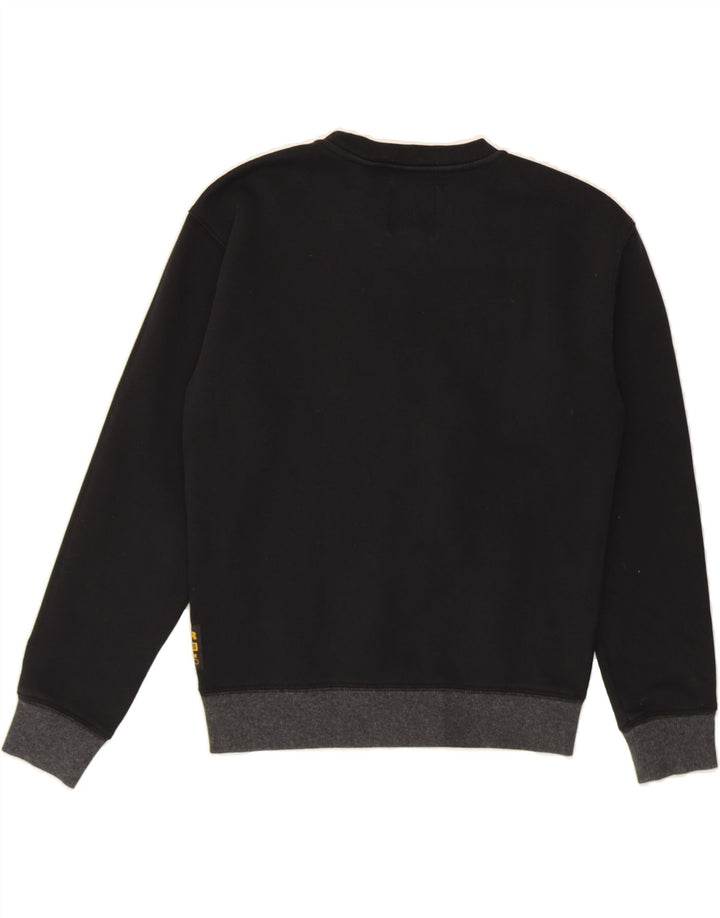G-STAR Womens Sweatshirt Jumper UK 6 XS Black Cotton Vintage G-Star and Second-Hand G-Star from Messina Hembry 