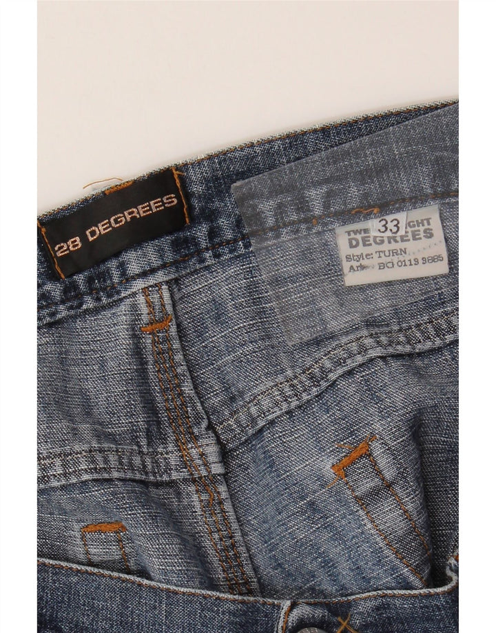 Jeans retos masculinos VINTAGE W33 L37 algodão azul