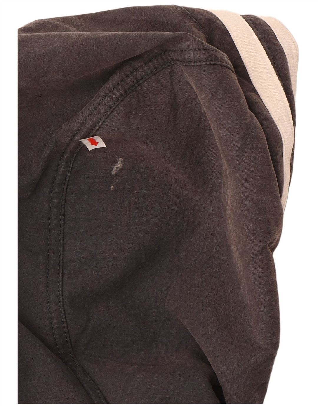Casaco Duffle feminino com capuz SUPERDRY UK 6 XS algodão cinza