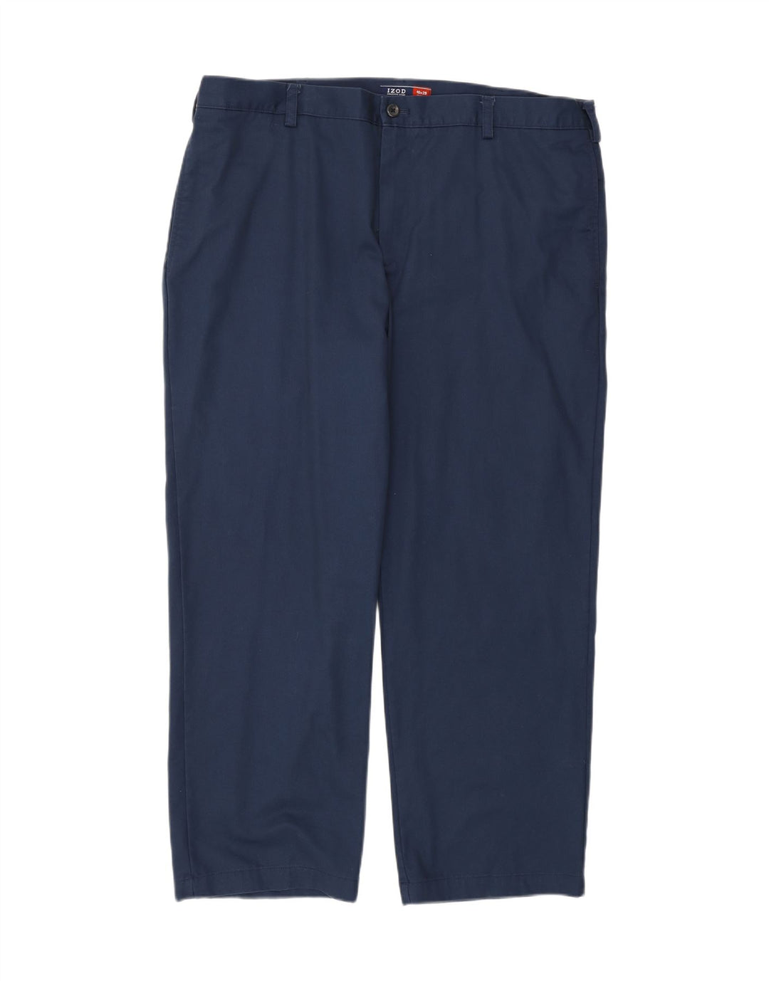 IZOD Mens Classic Straight Chino Trousers W40 L29 Navy Blue Cotton Vintage Izod and Second-Hand Izod from Messina Hembry 