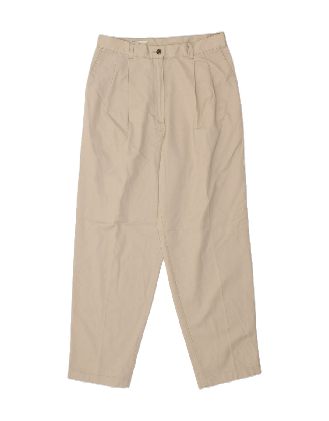 L.L.BEAN Womens Pegged Chino Trousers US 12 Large W30 L30 Beige Cotton Vintage L.L.Bean and Second-Hand L.L.Bean from Messina Hembry 