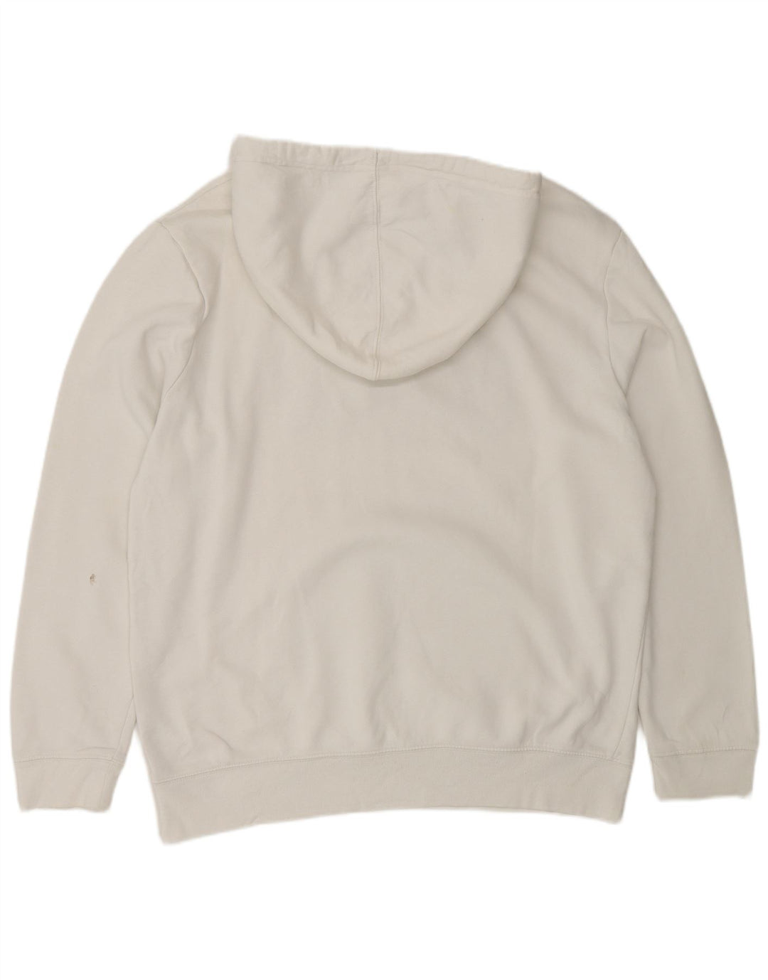 Suéter com capuz gráfico masculino Gap grande algodão branco
