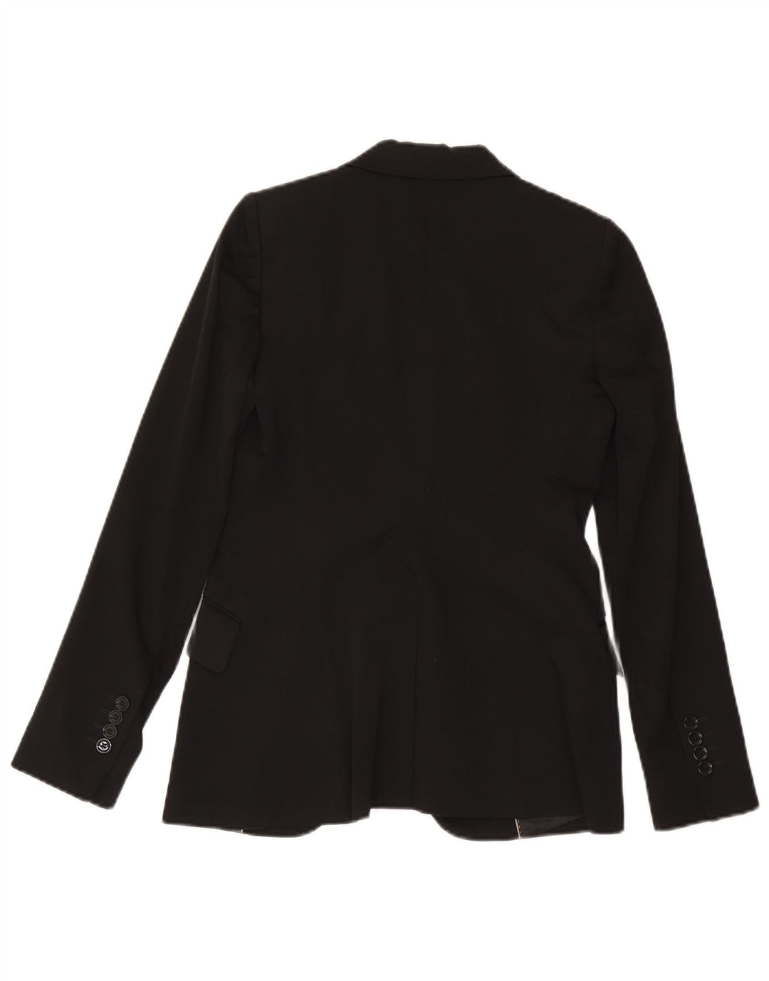 Jaqueta blazer feminina Massimo Dutti com 1 botão UE 38 pequena lã preta