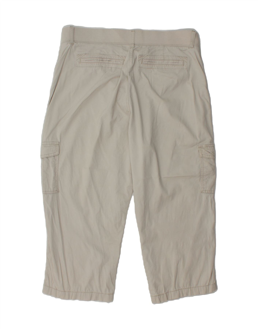 LEE Womens Easy Fit Cargo Capri Trousers US 16 2XL W36 L22 Off White Vintage Lee and Second-Hand Lee from Messina Hembry 