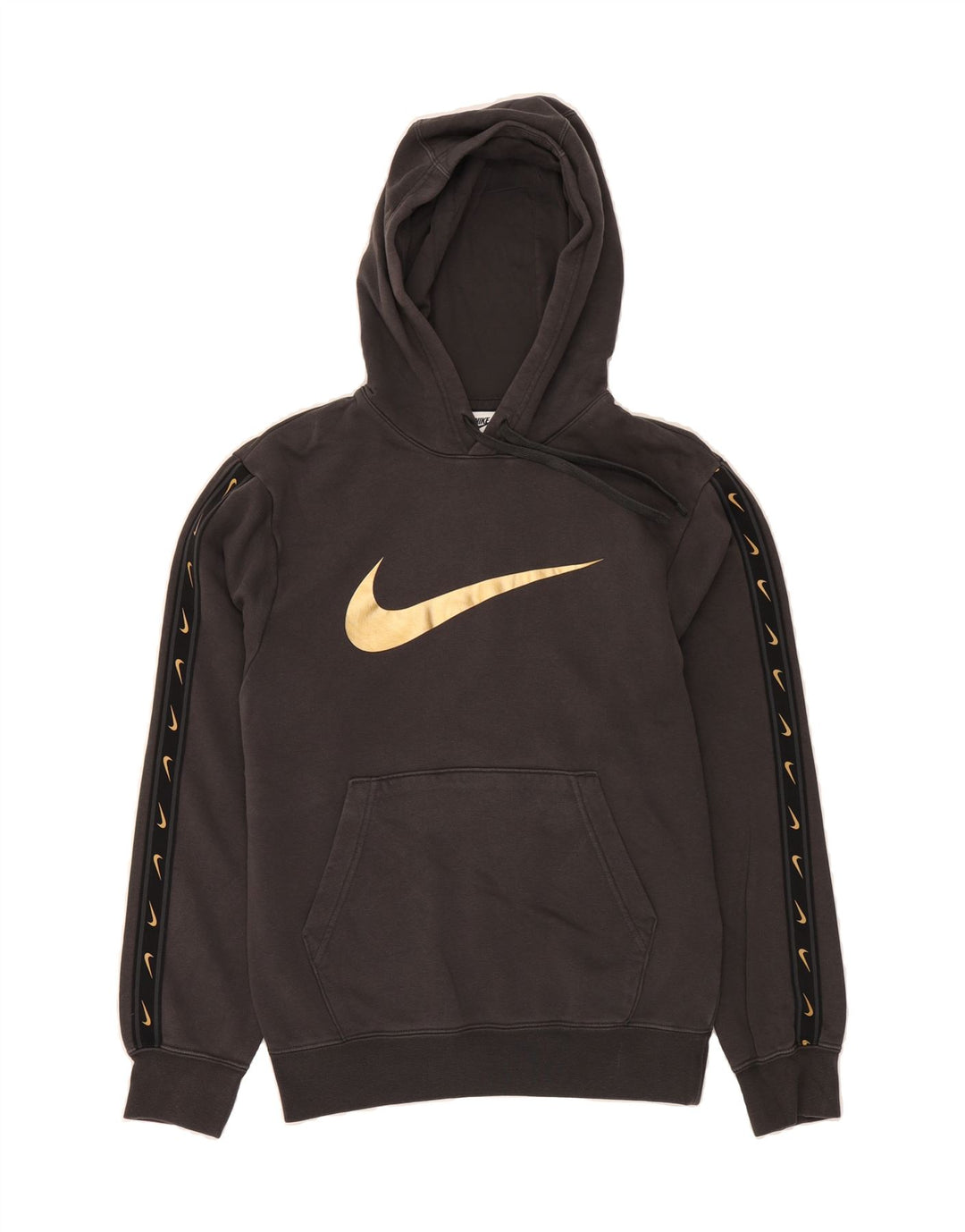 NIKE Mens Graphic Hoodie Jumper XS Grey Cotton Vintage Nike and Second-Hand Nike from Messina Hembry 
