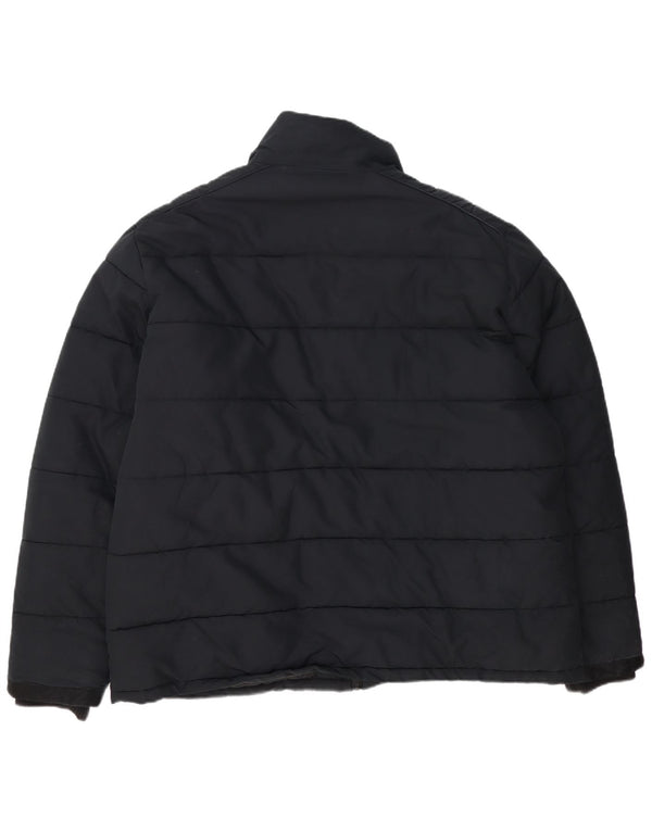 Jaqueta acolchoada masculina Marks & Spencer UK 46 3XL poliéster preto