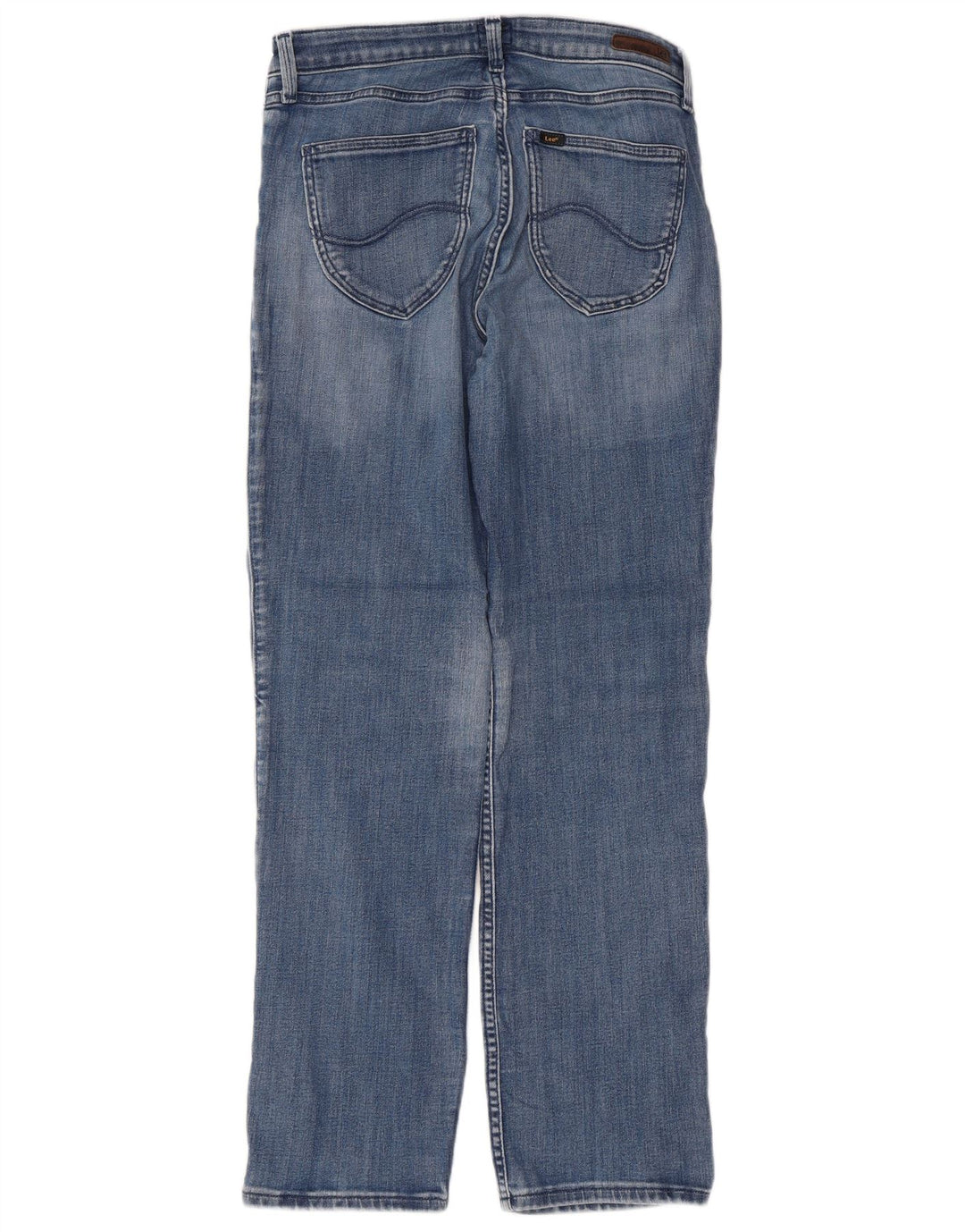 Lee Mens Marion Straight Jeans W30 L31 Azul Algodão
