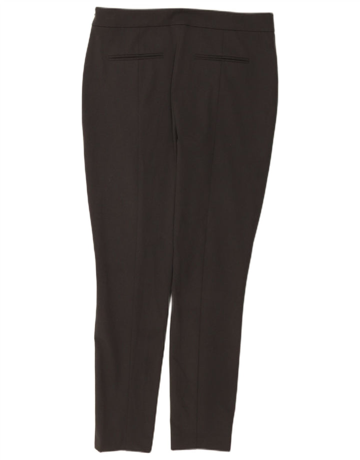 Calça Chino Slim Feminina REISS Reino Unido 12 Médio W30 L28 Poliéster Cinza