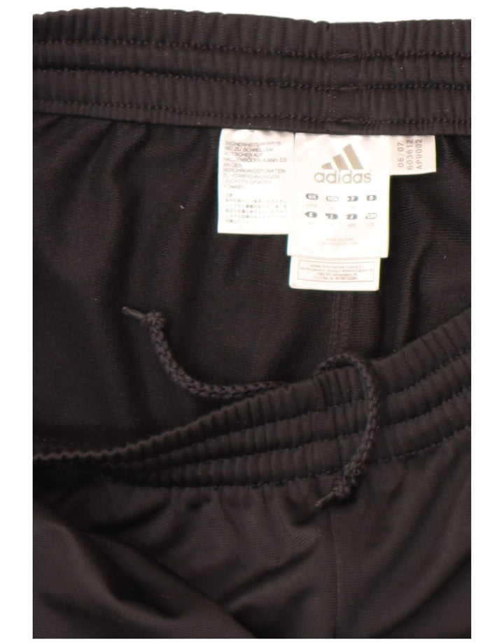 Calça de treino masculina Adidas UK 44/46 grande poliéster preto