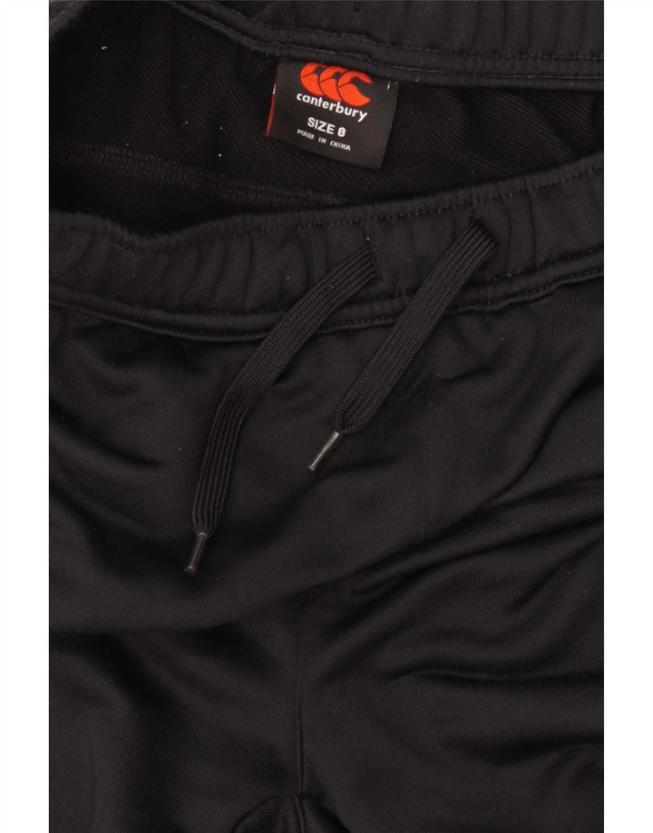 Calça de treino feminina Canterbury UK 8 pequena preta