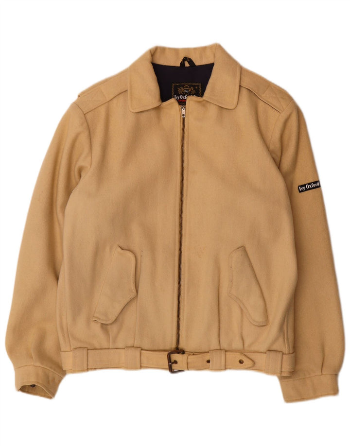 Jaqueta bomber masculina Ivy Oxford IT 46 pequena bege