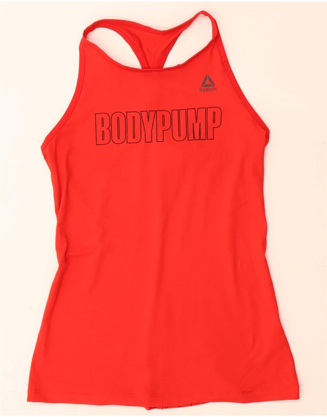 Colete feminino REEBOK Bodypump gráfico UK 4/6 XS vermelho