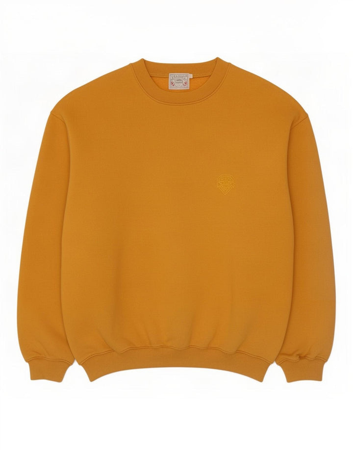 Moletom feminino Mustang Jumper UK 14 poliéster amarelo médio