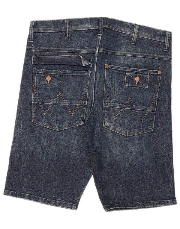 Shorts Wrangler masculino Kurt jeans W32 algodão azul médio