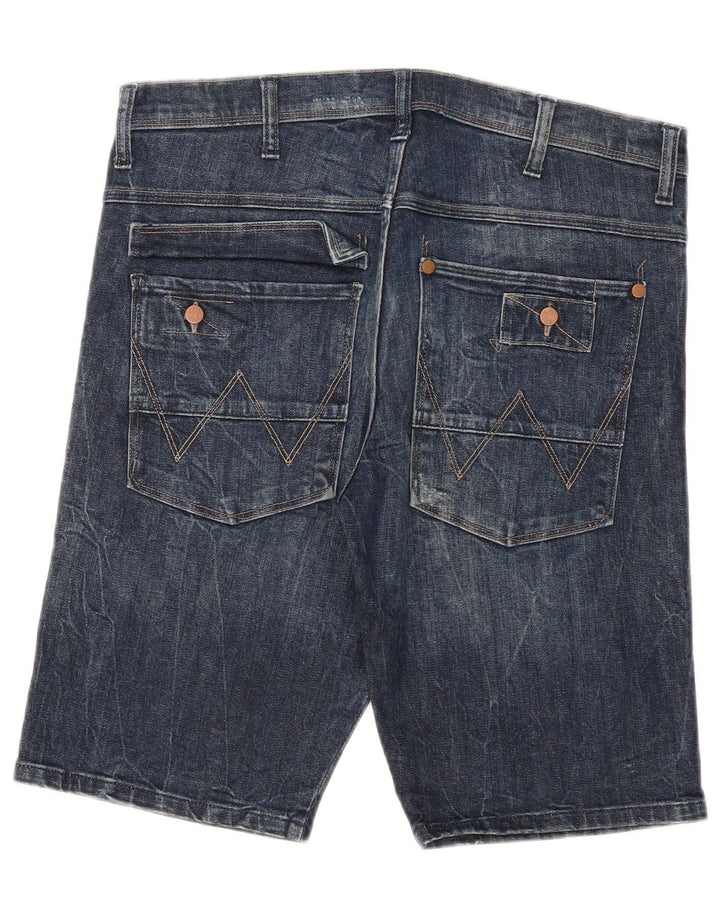Shorts Wrangler masculino Kurt jeans W32 algodão azul médio