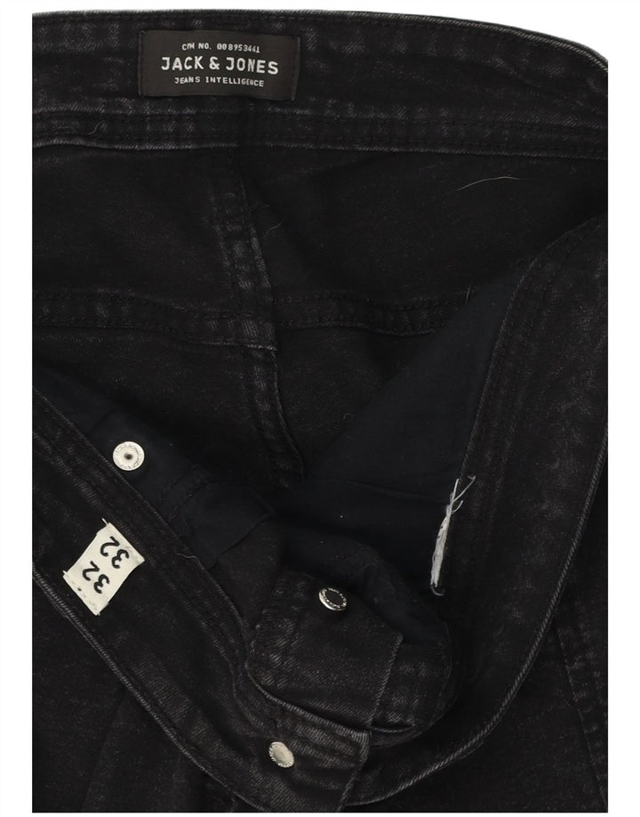 Jack & Jones Masculino Tim Slim Jeans W32 L32 Preto