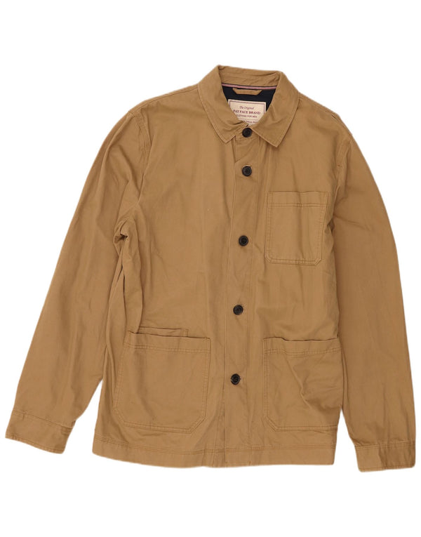 Jaqueta utilitária masculina Fat Face UK 40 algodão bege grande