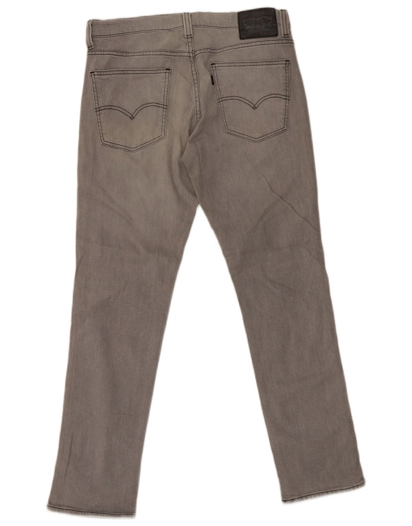 Calça jeans masculina Levi's 511 Tapered Slim W34 L32 cinza algodão