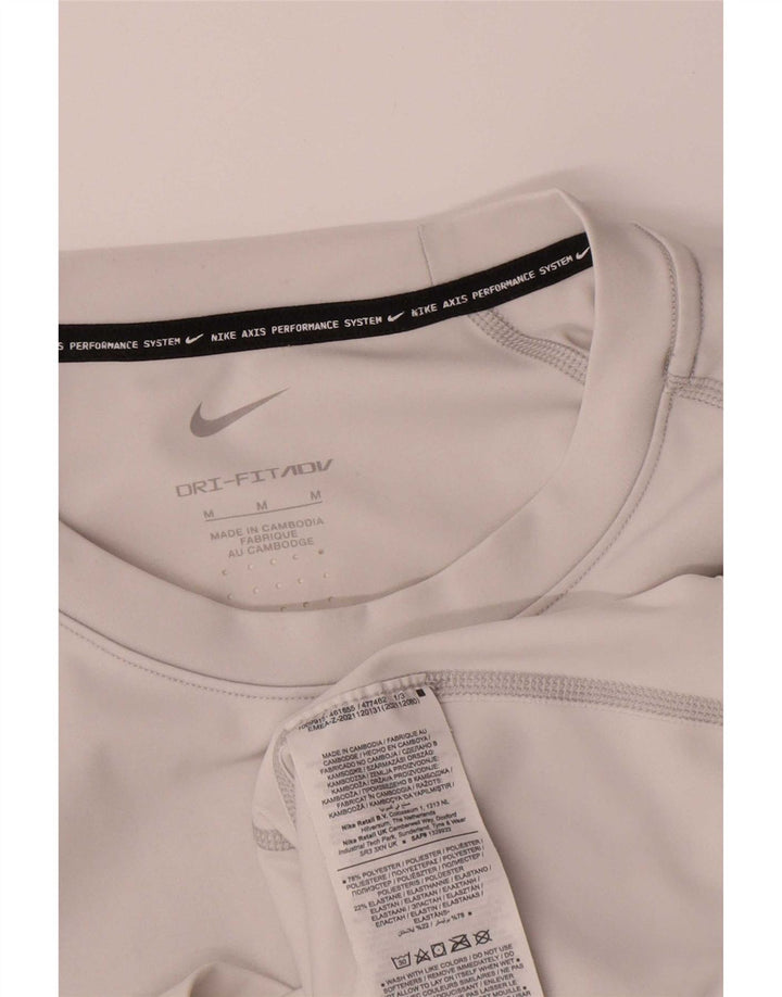 Camiseta Nike Masculina Dri Fit Top Cinza Médio Poliéster