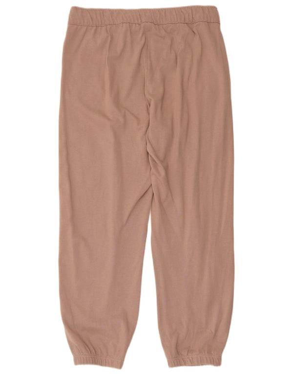 Calça de treino feminina Nike Joggers UK 16 grande algodão rosa