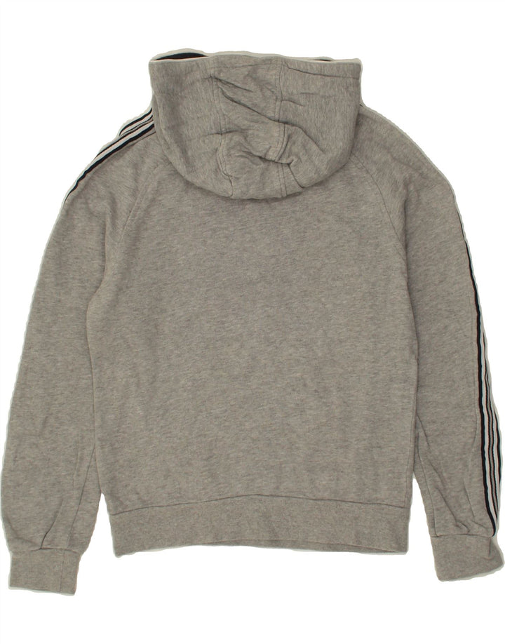 CHAMPION Womens Graphic Hoodie Jumper UK 6 XS Grey Cotton Vintage Champion and Second-Hand Champion from Messina Hembry 
