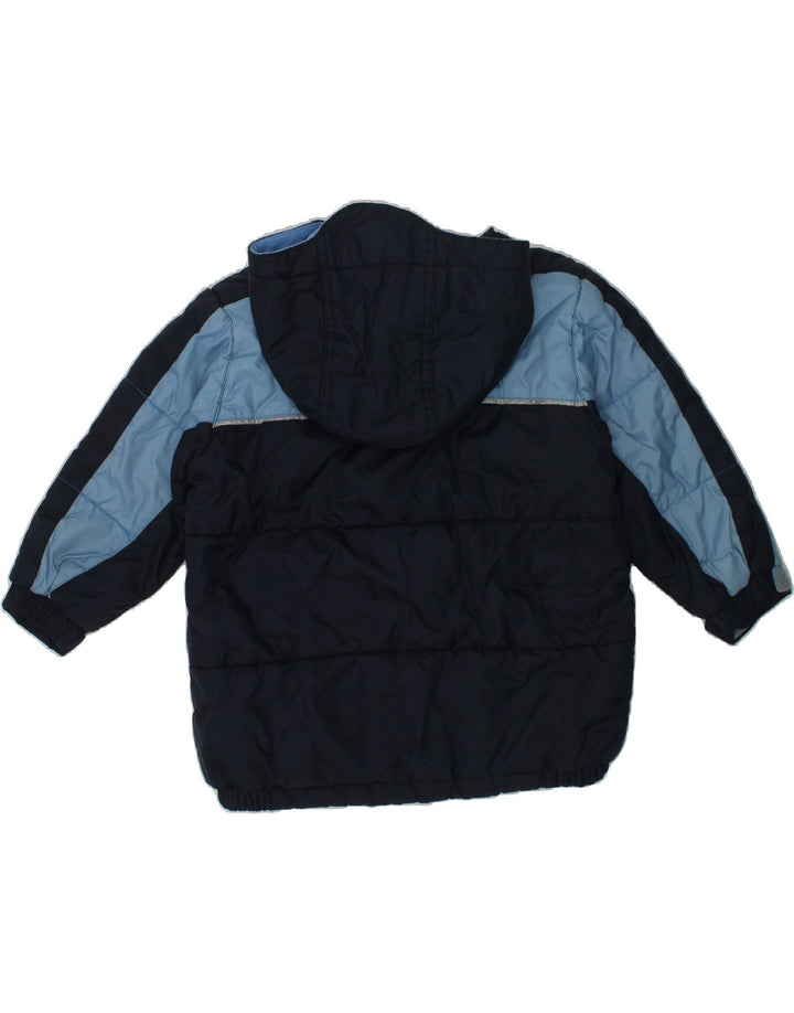 OLD NAVY Baby Boys Hooded Padded Jacket 18-24 Months Navy Blue Colourblock | Vintage Old Navy | Thrift | Second-Hand Old Navy | Used Clothing | Messina Hembry 